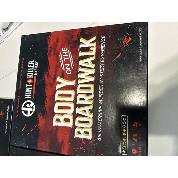 3 COMPLETE Hunt A Killer Murder Mystery Games Boardwalk DiveBar Rodeo Date Night - Picture 3 of 4